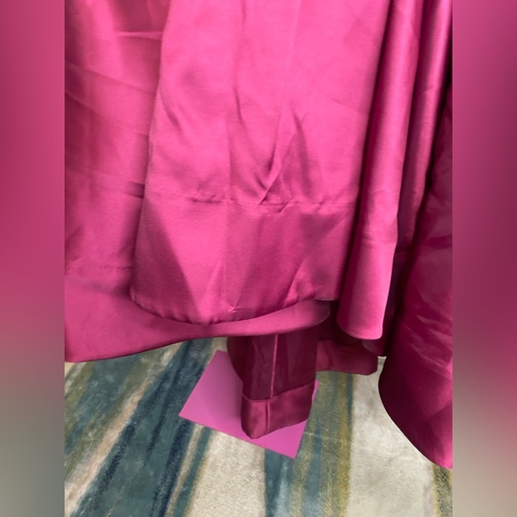 NWOT Hutch Adaleigh Strapless Back-Bow High-Low Maxi Dress - Picture 12 of 16